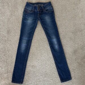 Women's Dark Blue Skinny Jeans